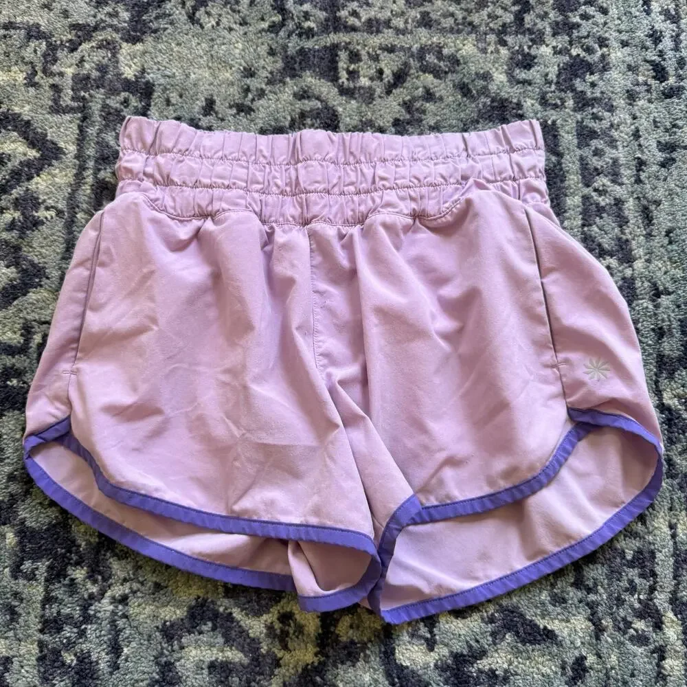 Athleta Girl | Light Purple Run Free 2.5” Shorts Preppy Activewear Size Medium